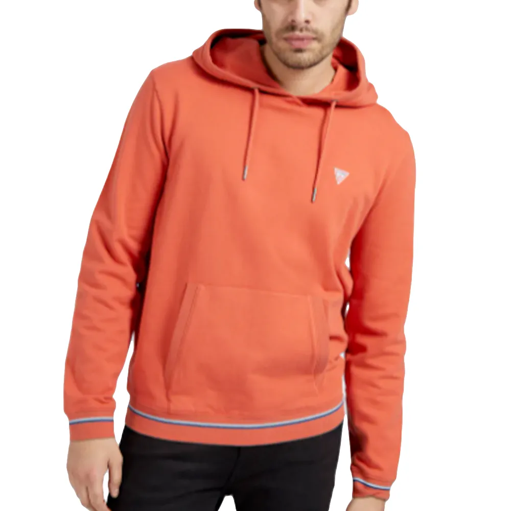 Sweat Guess Style frontale Homme Orange