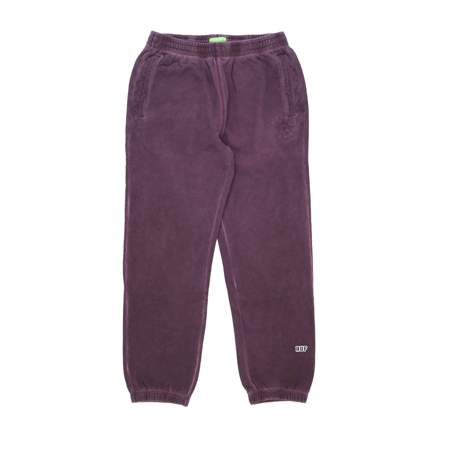 Pantalon de survetement polaire pour hommes 12 Galaxies Faded Fleece Pant Wine