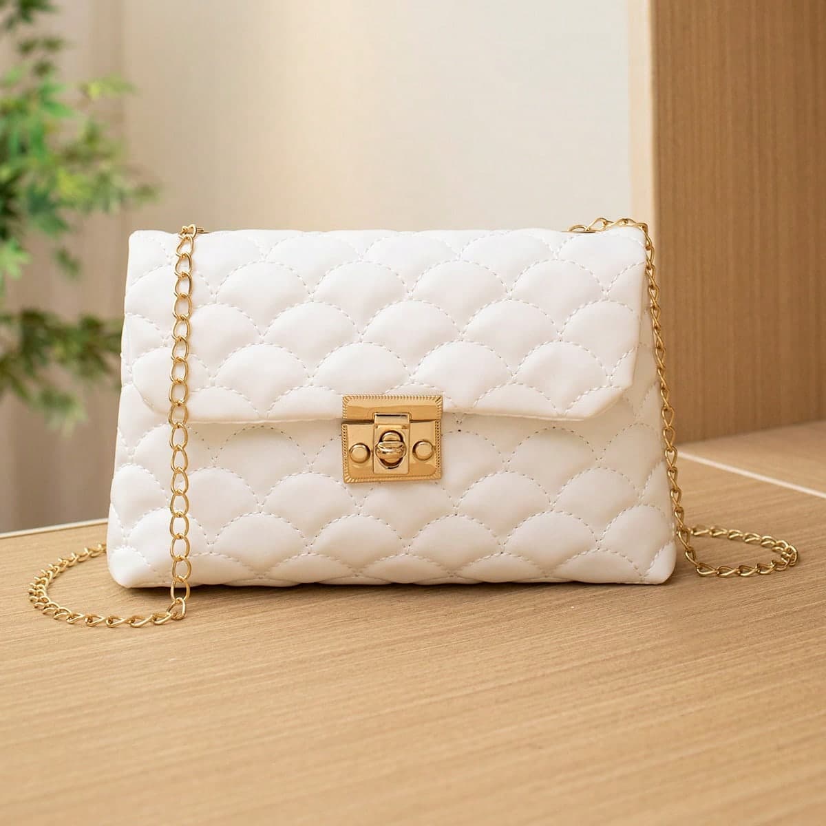 Sac à bandoulière croisé en chaîne de fil brodé pour femmes, nouvelle arrivée de mode, décontracté et facile à associer, petit sac carré pour