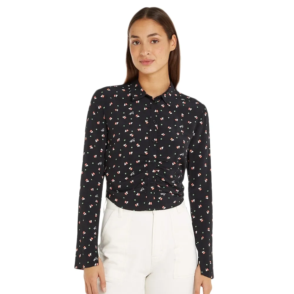 Chemise Tommy Jeans Ditsy Femme Noir