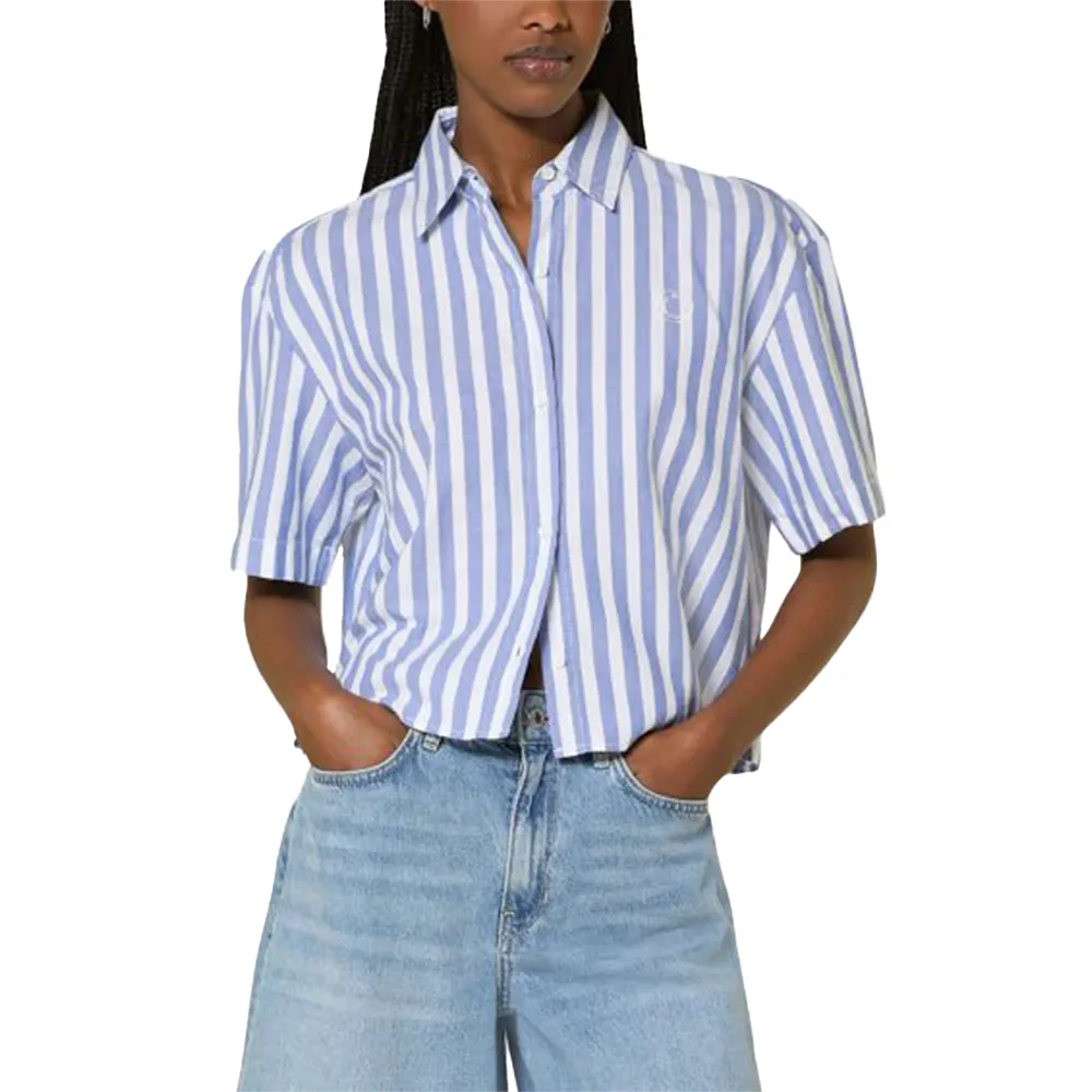 Chemise Hugo Lines Femme Bleu